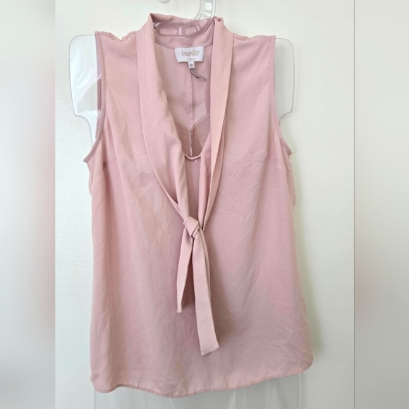 Laundry by Shelli Segal Sleeveless Blouse Blush Pink XS - Picture 1 of 3